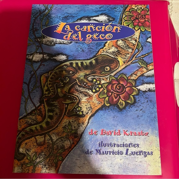 Other - La Canción del Geco - Colorful Blue & Brown Reptile Book